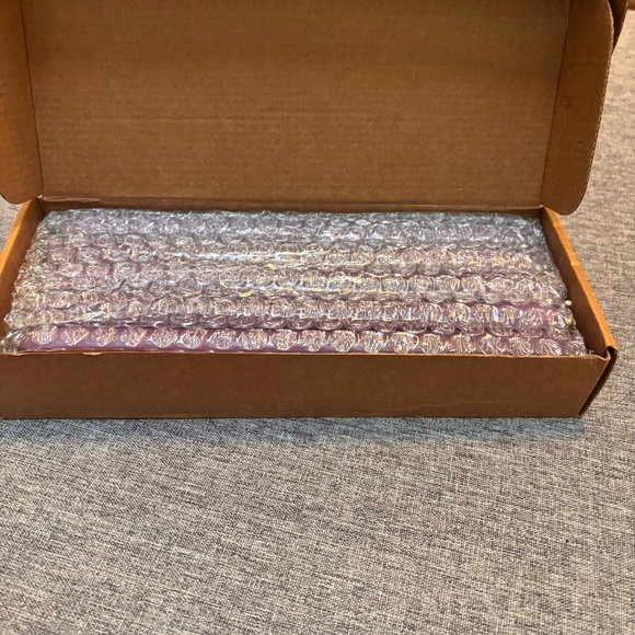 10 Dinner Taper Candles 10 Inch Unscented Tall Dripless Candlesticks, Purple - Picture 6 of 9